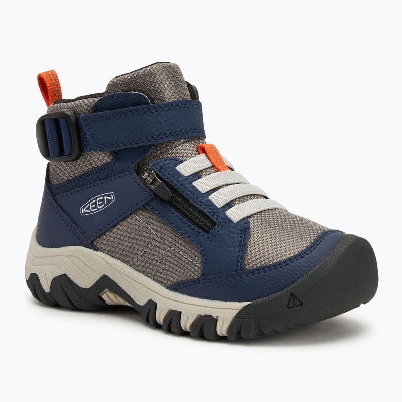 KEEN Targhee Boundless naval academy/steel grey gyermek túrabakancsok