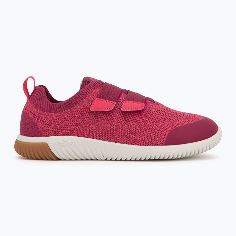 KEEN Knx Knit Ds beaujolais/ málna junior cipők 2