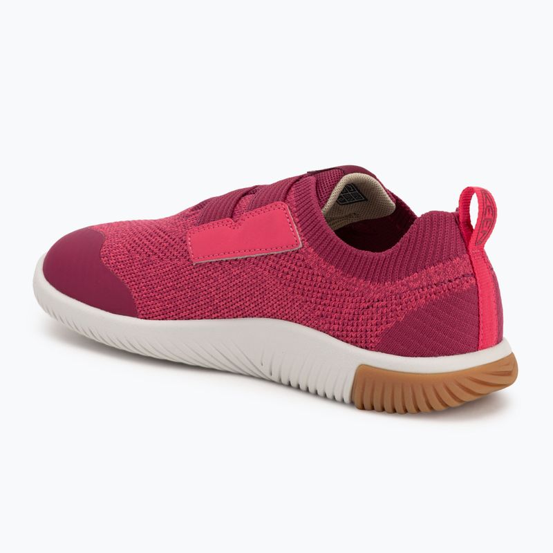 KEEN Knx Knit Ds beaujolais/ málna junior cipők 3