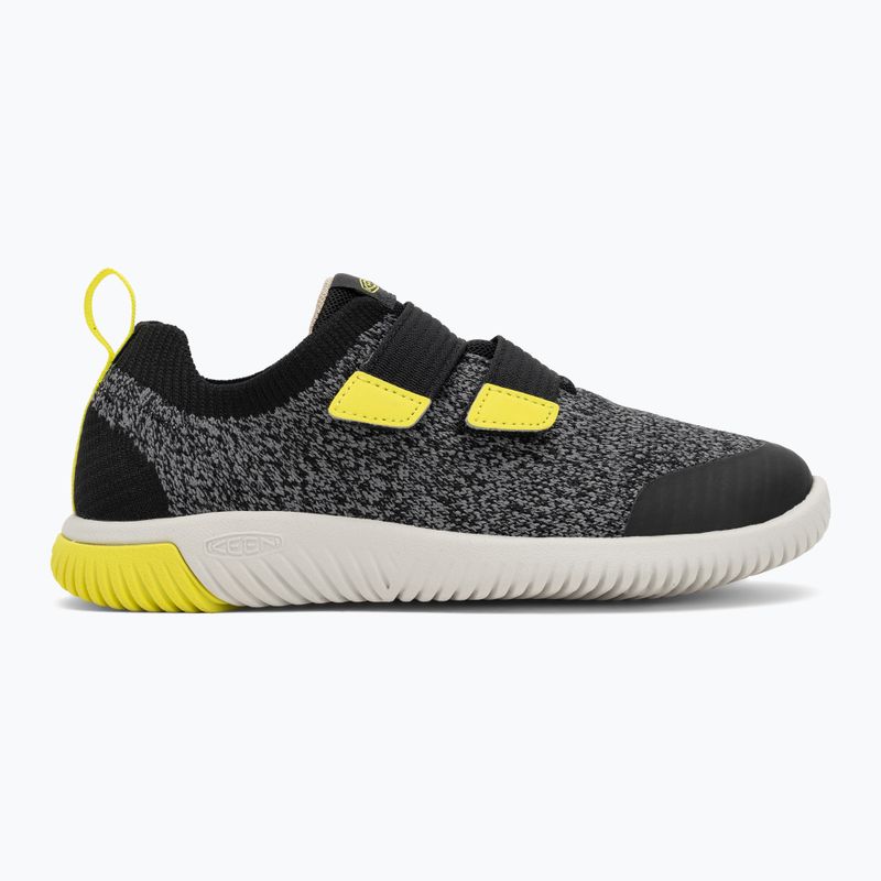 KEEN Knx Knit Ds fekete/ este primrose junior cipő 2