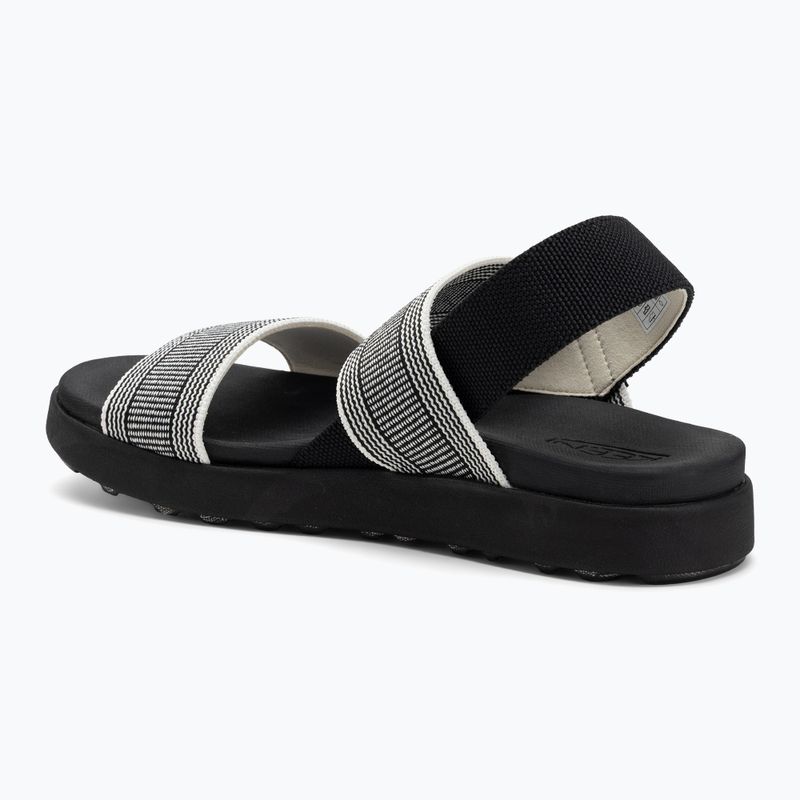 Női KEEN Elle Backstrap szandál fekete/csillag fehér 3