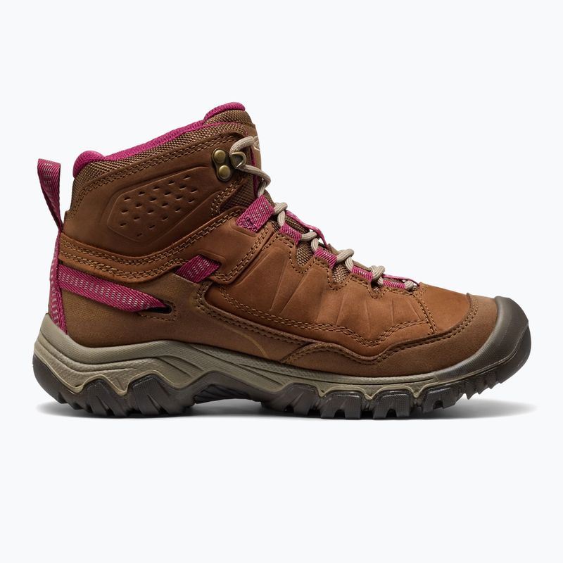 Női túracipők KEEN Targhee IV Mid Wp bison/beaujolais 3