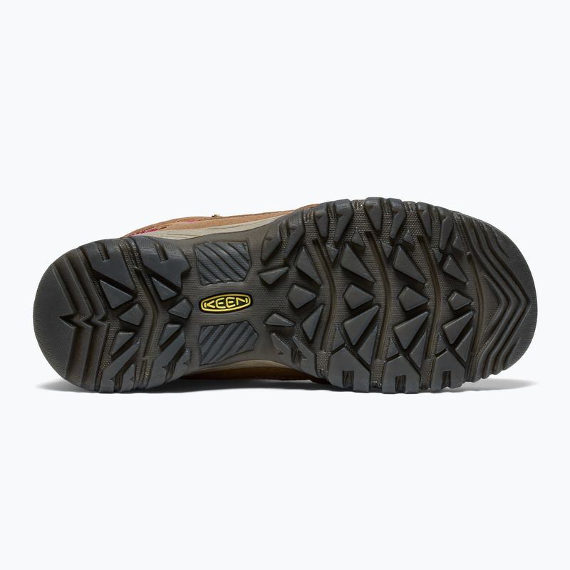 Női túracipők KEEN Targhee IV Mid Wp bison/beaujolais 4