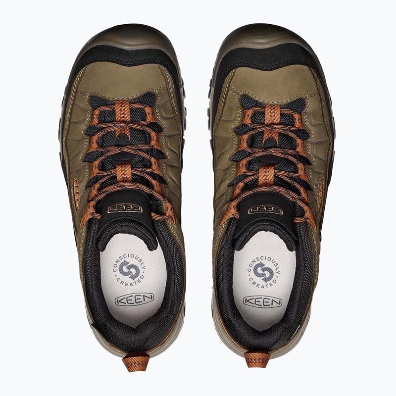 Férfi túracipők KEEN Targhee IV WP sea turtle/roasted pecan 13