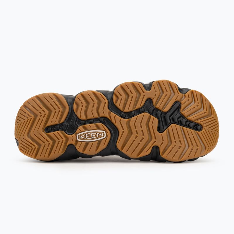 KEEN Hyperport Fisherman Leather bőr szürke/ tölgy buff férfi szandálok 4
