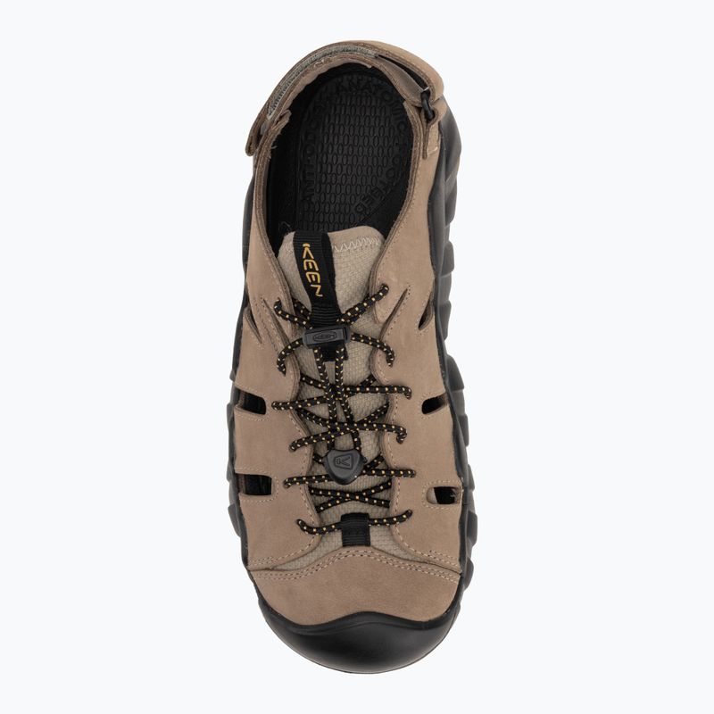 KEEN Hyperport Fisherman Leather bőr szürke/ tölgy buff férfi szandálok 6