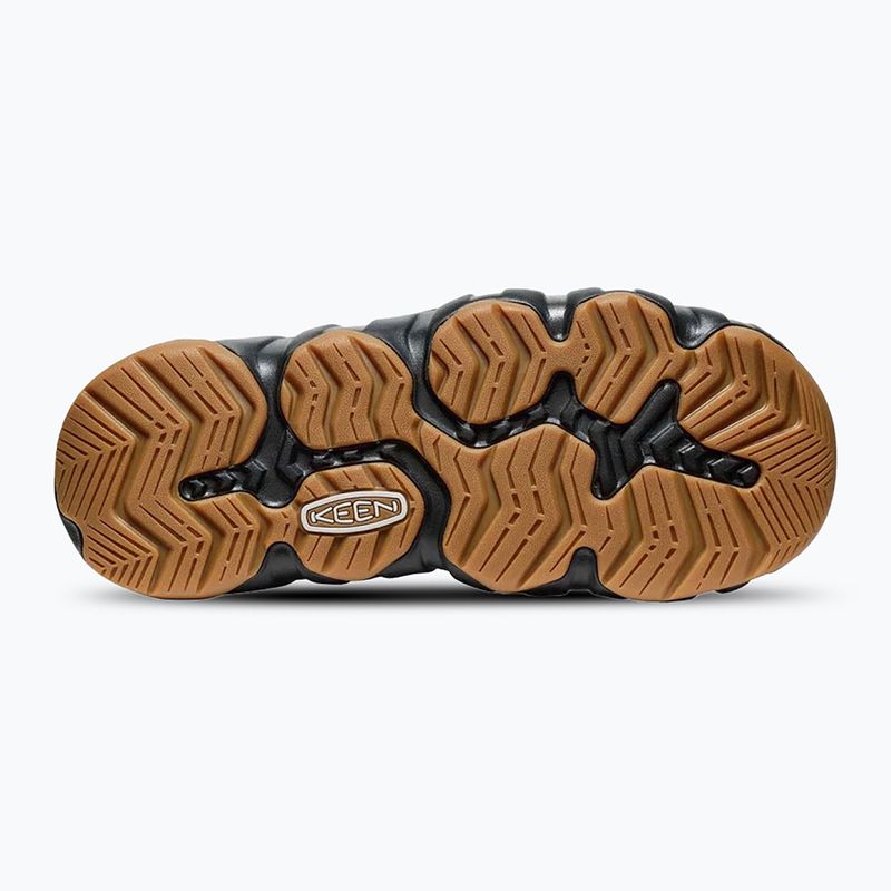 KEEN Hyperport Fisherman Leather bőr szürke/ tölgy buff férfi szandálok 9