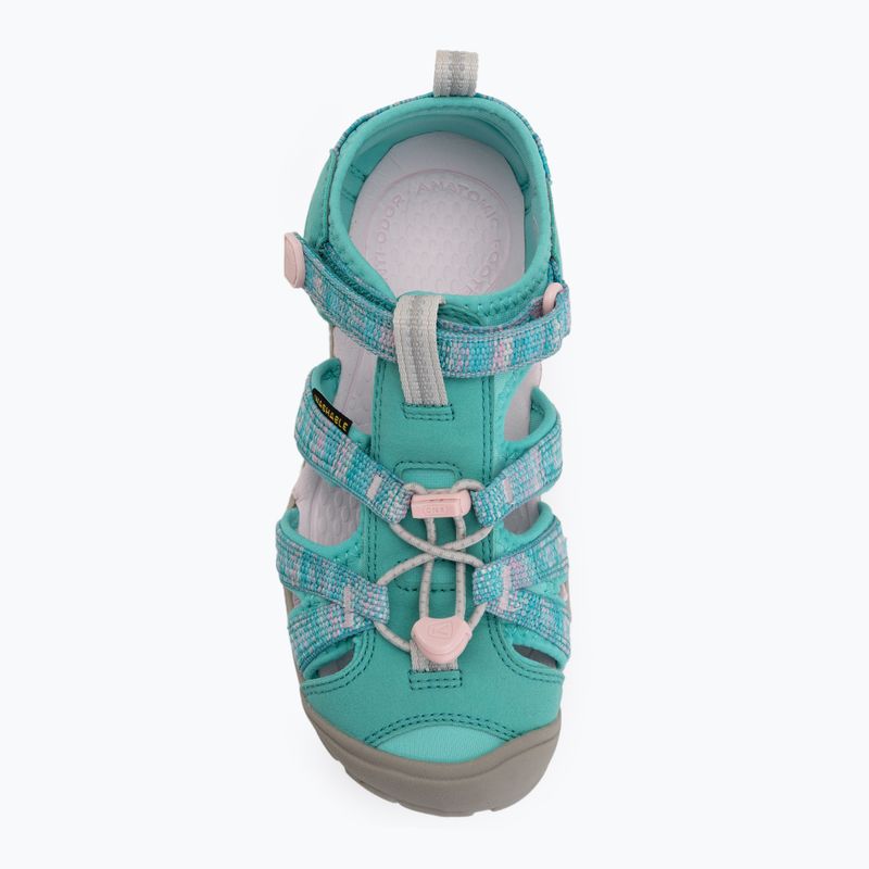 Gyerek szandálok KEEN Seacamp II CNX bright aqua/giggle pink 5