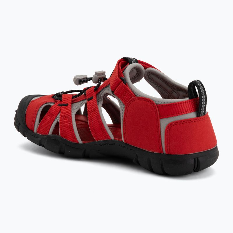 Junior szandálok KEEN Seacamp II CNX red/alloy 3