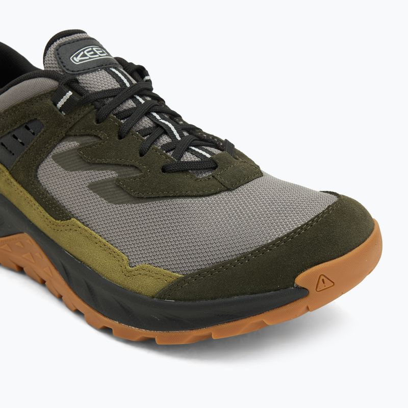 Férfi túracipő KEEN Hightrail Waterproof Steel grey/forest night 7