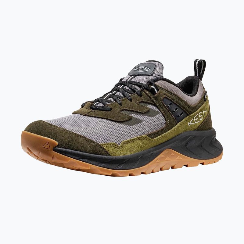 Férfi túracipő KEEN Hightrail Waterproof Steel grey/forest night 6