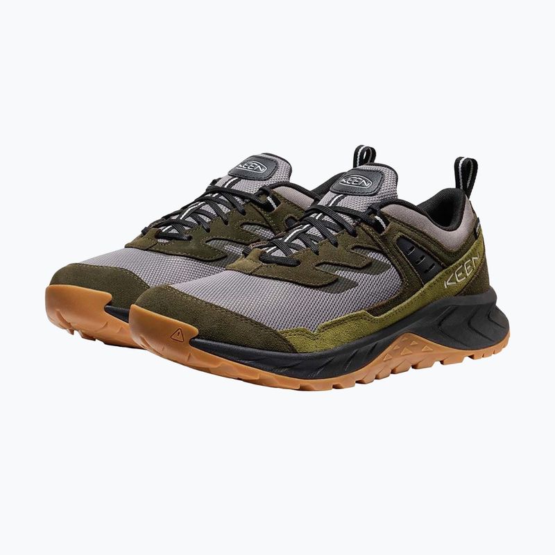 Férfi túracipő KEEN Hightrail Waterproof Steel grey/forest night 8