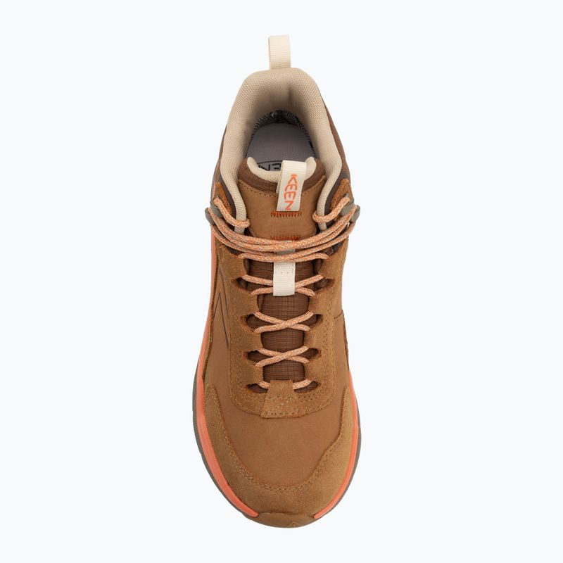 Női túracipők Keen Leiki Leather Mid Waterproof chipmunk/bison 5
