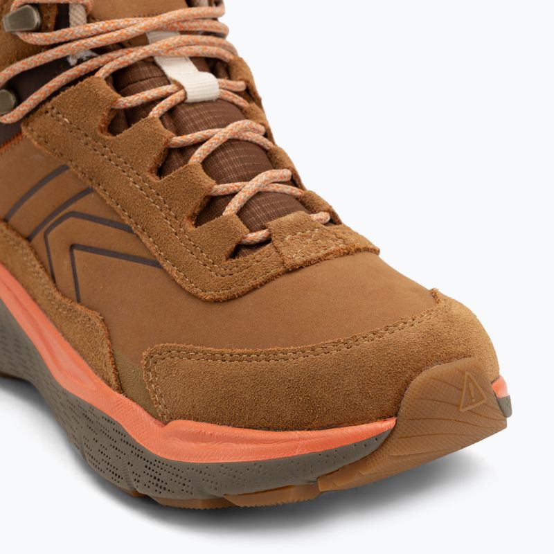 Női túracipők Keen Leiki Leather Mid Waterproof chipmunk/bison 7