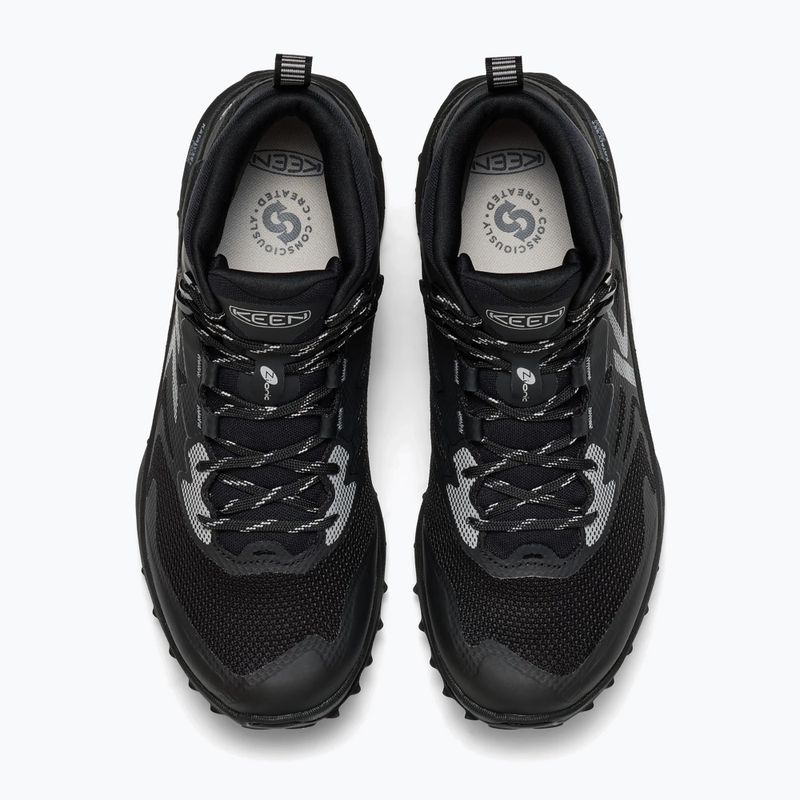 Férfi túracipők KEEN Zionic Nxt Mid Wp triple black 5