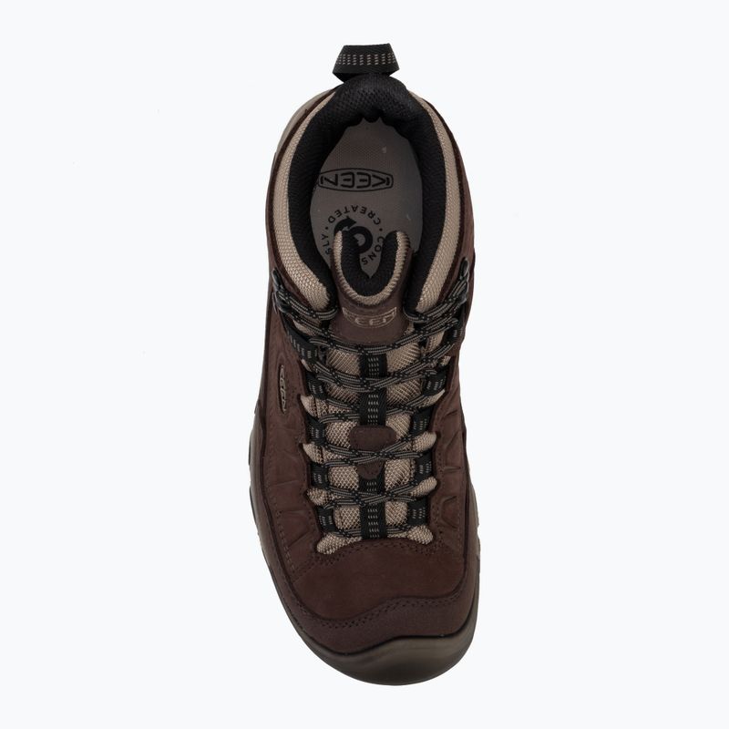 Férfi túracipők KEEN Targhee IV Mid Wp java/bridnle 5