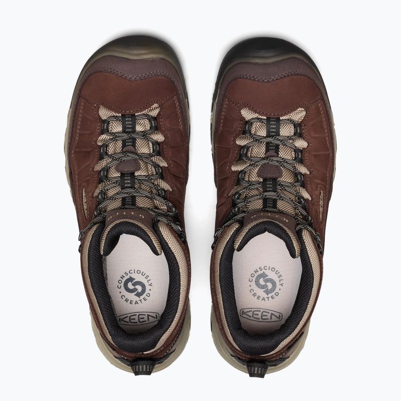 Férfi túracipők KEEN Targhee IV Mid Wp java/bridnle 5