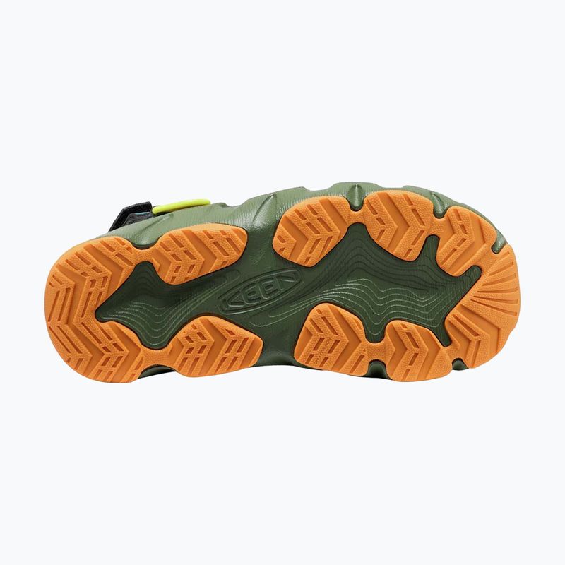 Gyerek szandál KEEN Hyperflt green/orange peel 6
