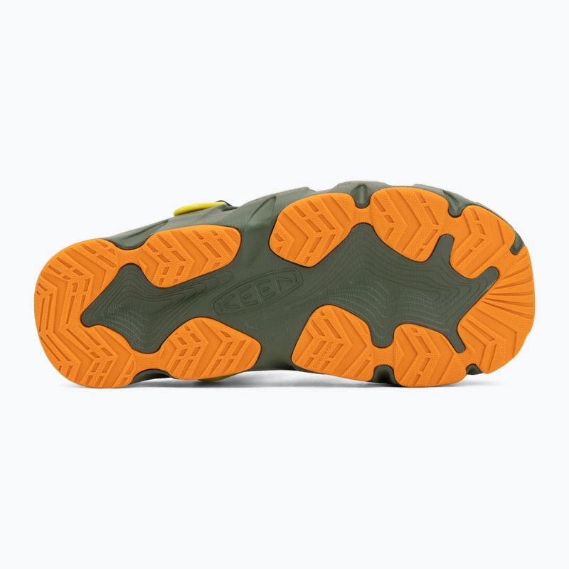 Gyerek szandál KEEN Hyperflt green/orange peel 5