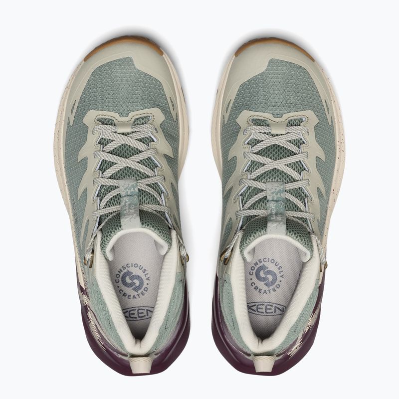 Női túracipők KEEN Targhee Apex Mid Wp lilly pad/fig 3