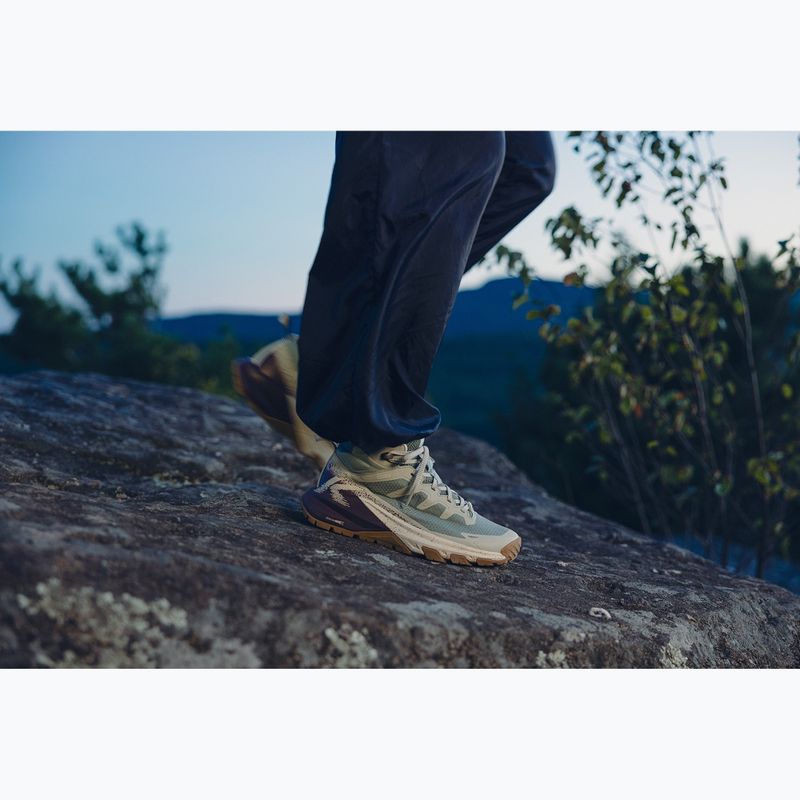 Női túracipők KEEN Targhee Apex Mid Wp lilly pad/fig 5