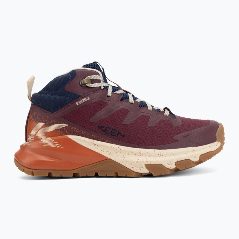 Női túracipők KEEN Targhee Apex Mid Wp fig/burnt brick 2
