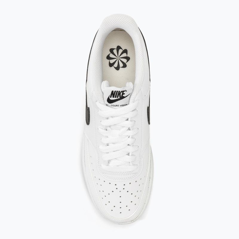 Nike Court Vision Low Next Nature white/black/white férfi cipő 5