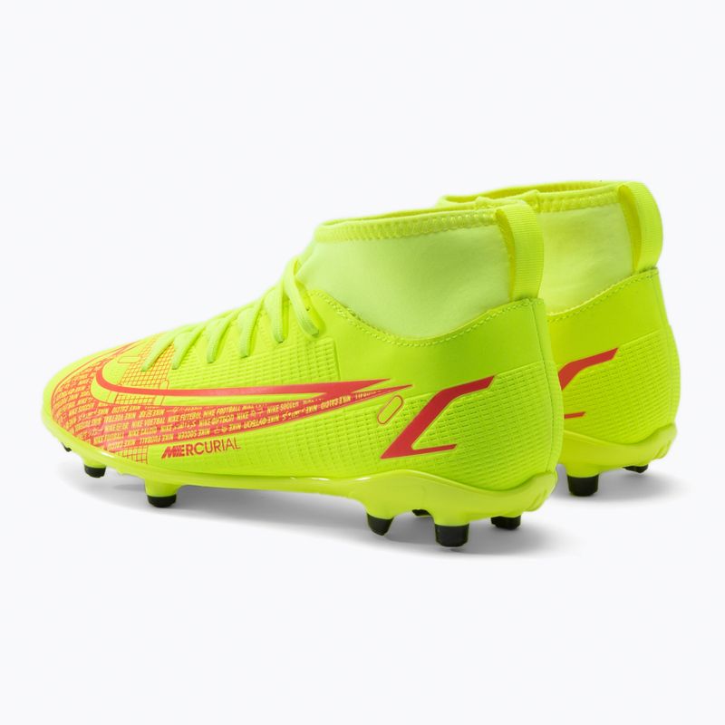 Nike Superfly 8 Club FG/MG Jr gyermek labdarúgócipő sárga CV0790-760 3