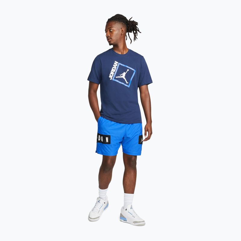 Férfi póló Jordan Jumpman Box midnight navy/white 2