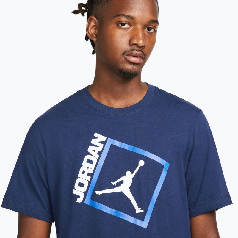 Férfi póló Jordan Jumpman Box midnight navy/white 4