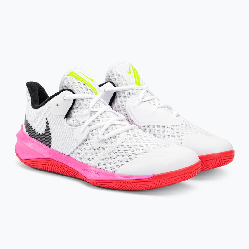 Nike Zoom Hyperspeed Court SE fehér/fekete/élénk bíbor röplabdacipő 4