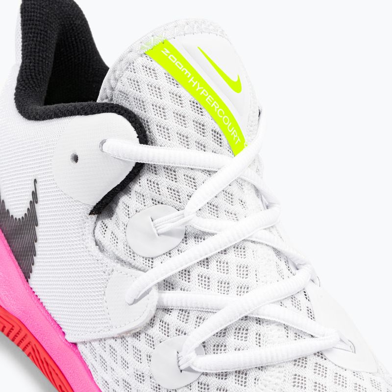 Nike Zoom Hyperspeed Court SE fehér/fekete/élénk bíbor röplabdacipő 8