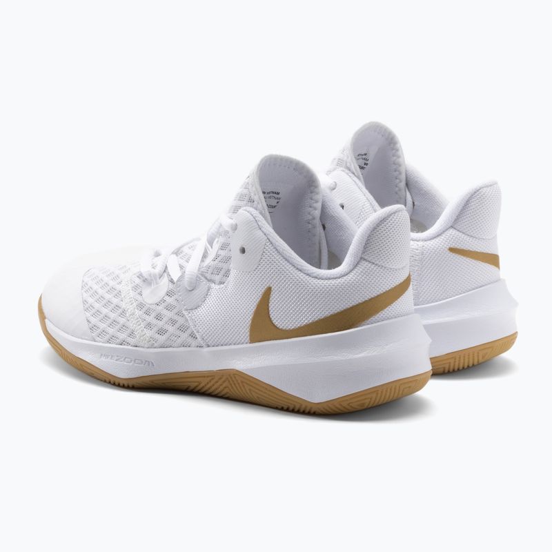 Nike Zoom Hyperspeed Court SE fehér/arany röplabdacipő 3