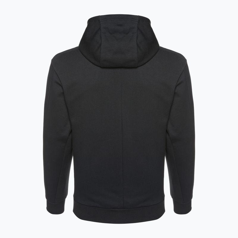 Férfi tenisz pulóver Nike Court Fleece Hoodie fekete 2