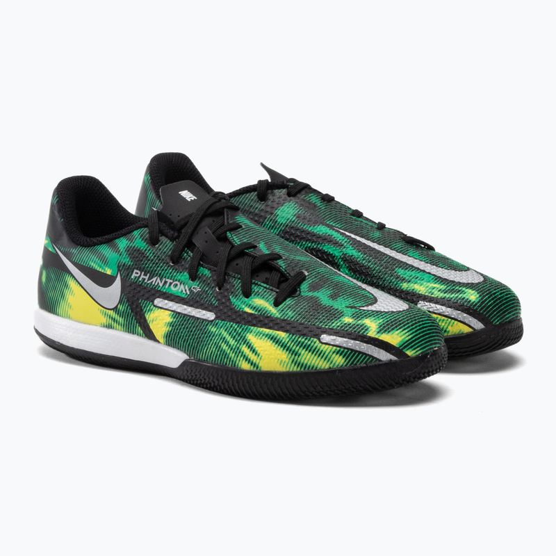 Nike Phantom GT2 Academy SW IC Jr gyermek focicipő zöld DM0749-003 5
