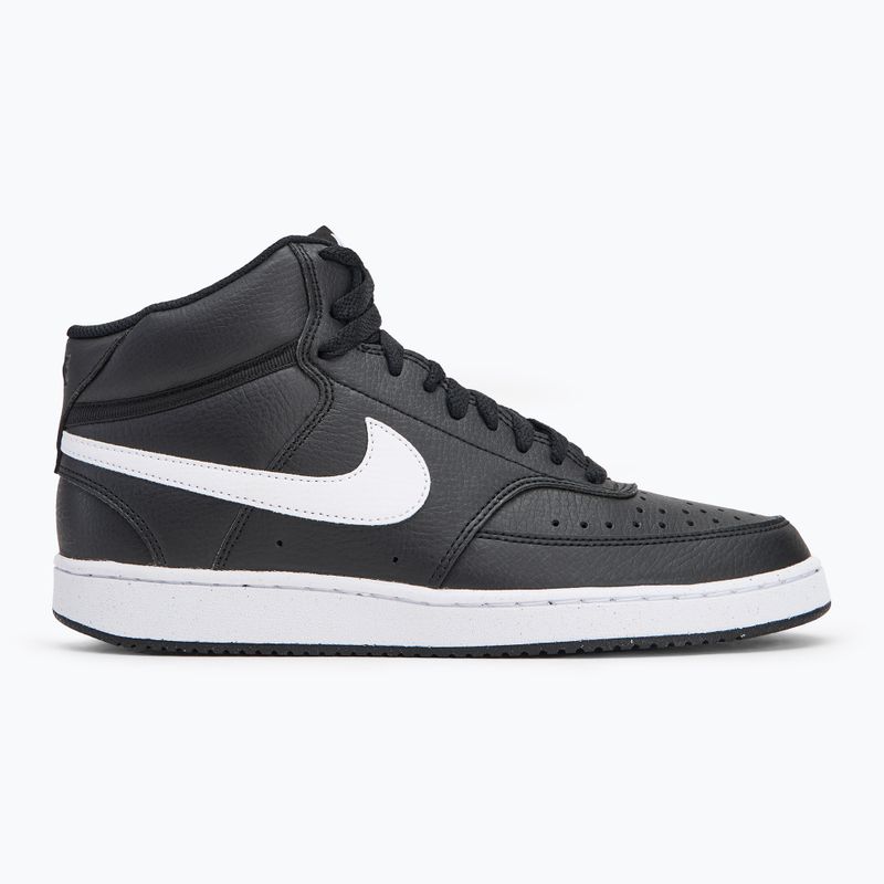 Nike Court Vision Mid Next Nature férfi cipő fekete/fekete/fehér 2