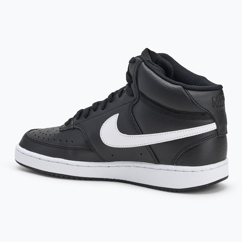 Nike Court Vision Mid Next Nature férfi cipő fekete/fekete/fehér 3