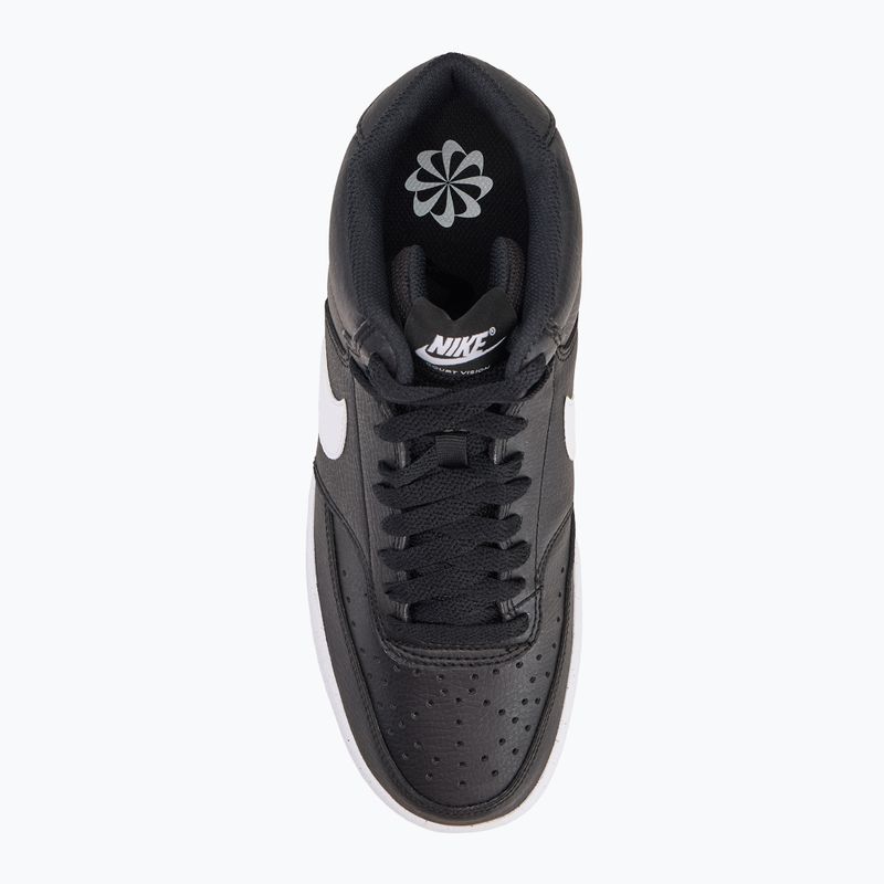 Nike Court Vision Mid Next Nature férfi cipő fekete/fekete/fehér 5