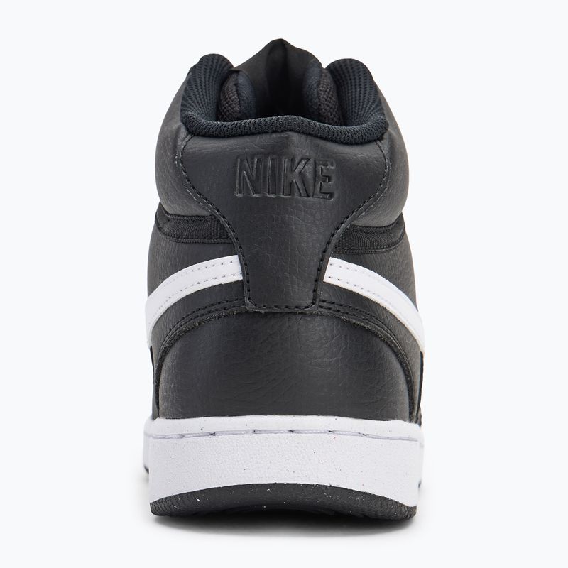 Nike Court Vision Mid Next Nature férfi cipő fekete/fekete/fehér 6