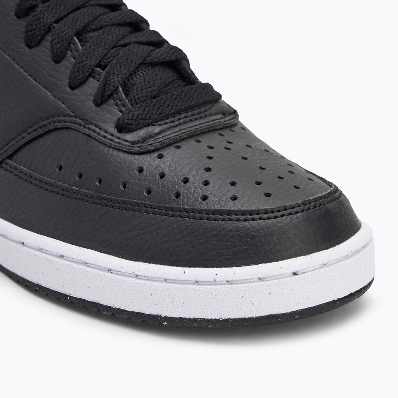 Nike Court Vision Mid Next Nature férfi cipő fekete/fekete/fehér 7