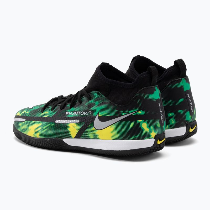 Nike Phantom GT2 Academy DF SW IC Jr gyermek focicipő zöld DM0740-003 3