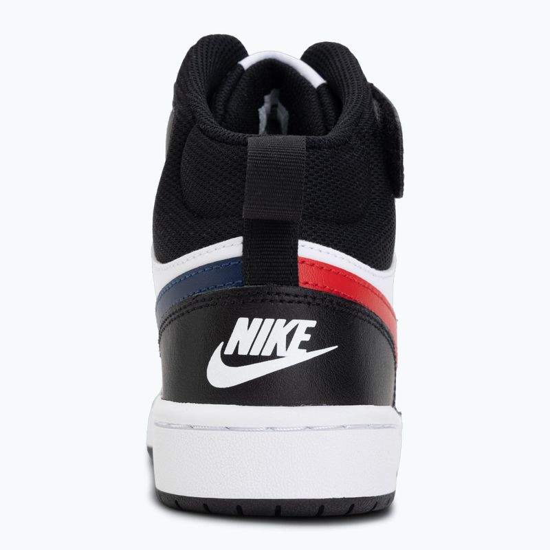 Cipők Nike Court Borough Mid 2 white/white/black/university red 6