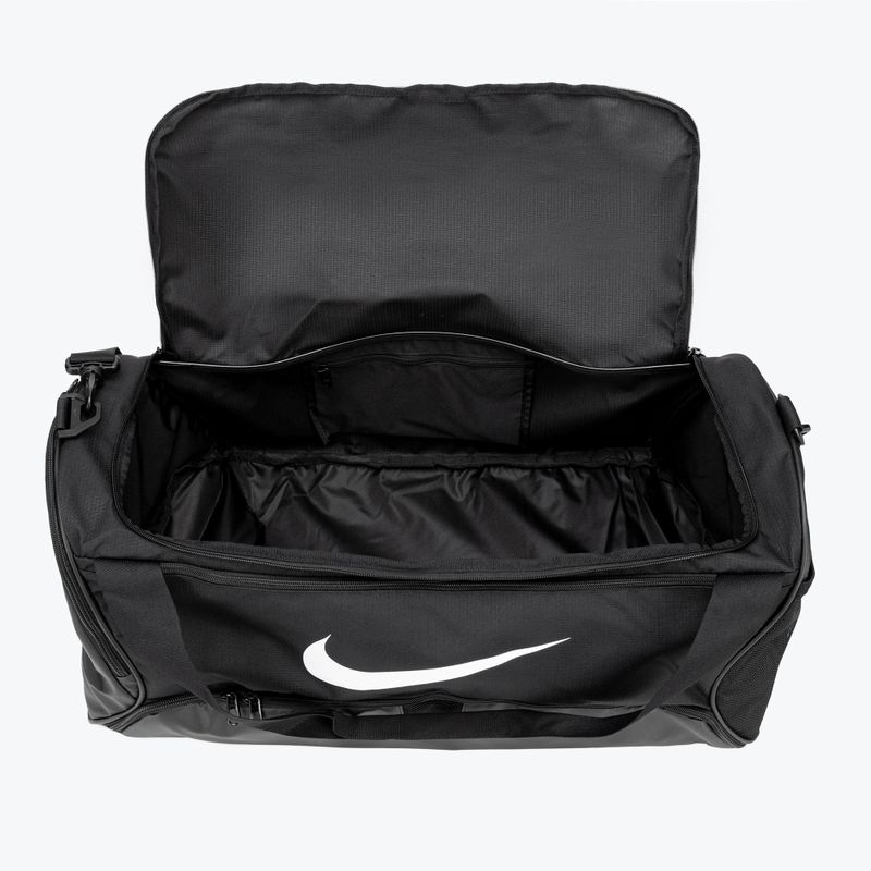 Nike Brasilia edzőtáska 9.5 60 l fekete/fekete/fehér 9