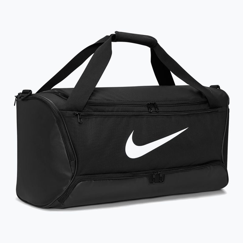 Nike Brasilia edzőtáska 9.5 60 l fekete/fekete/fehér 10