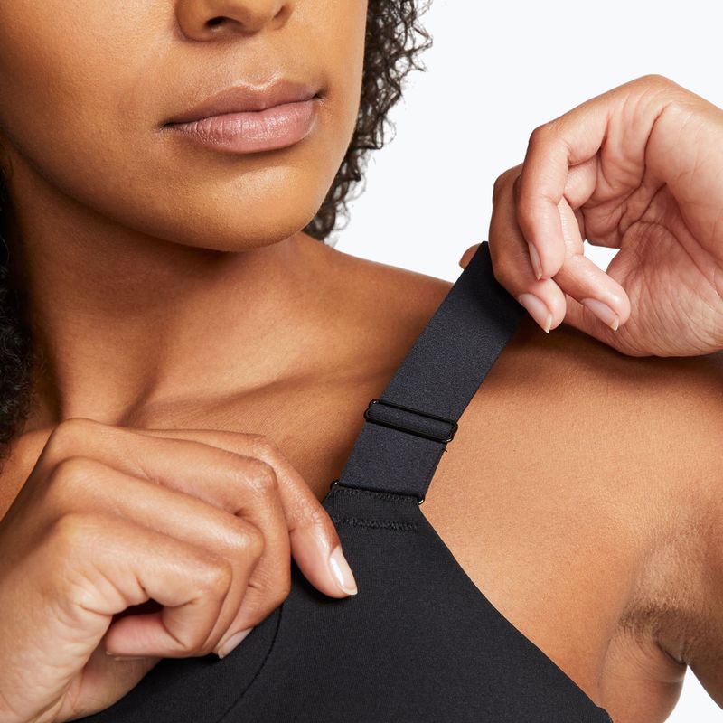 Sportmelltartó Nike Alpha High-Support black/black/dark smoke grey/dark smoke grey 5