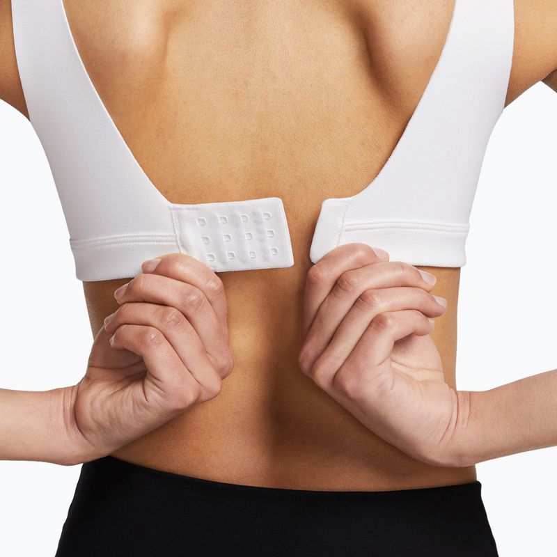 Sportmelltartó Nike Alpha High-Support white/white/stone mauve/black 7