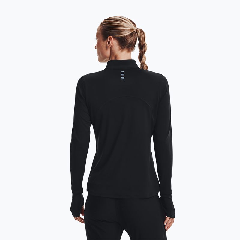 Under Armour Qualifier Run 2.0 Half Zip női futó melegítőfelső fekete 1365632 3