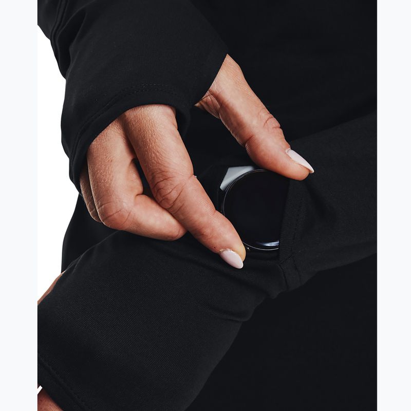 Under Armour Qualifier Run 2.0 Half Zip női futó melegítőfelső fekete 1365632 4