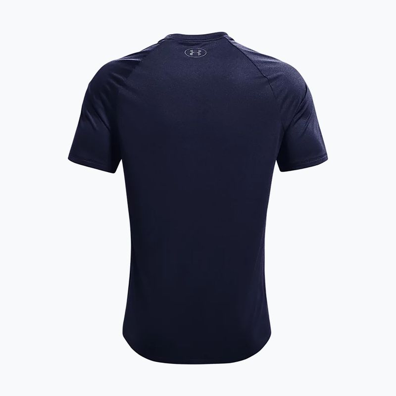 Under Armour férfi edzőpóló UA Tech 2.0 SS Tee Újdonság tengerészkék 1345317 6