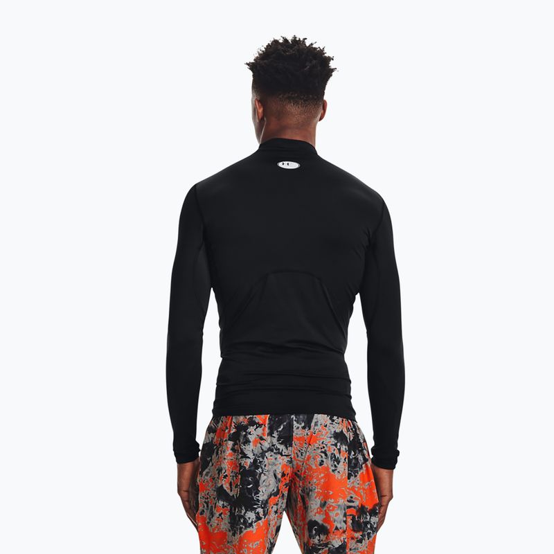 Hosszú ujjú edzőfelső férfi Under Armour Comp Mock UA Armour black/white 3